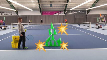 46 Tennis-Spaßspiele für Ihre Tennis-Spaßstunde