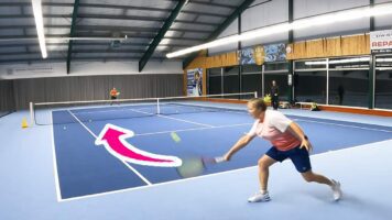 10 Tennis Backhand Slice Games - Competive Practice