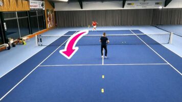 6 Tennis-Matchübungen für 2 Spieler ohne Trainer