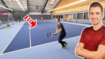 Tennis Drill For Net Approach / Winner "Winner Decider" #016