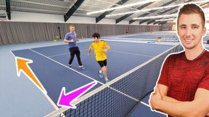 Tennis Warm-up Drill In 10 Variations "Line Run" #017