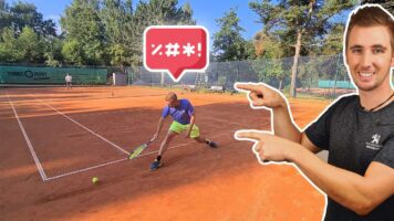 Tennisübung für komplexe Situationen „Unfair“ #033