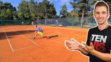 Tennisschlag-Sicherheits- und Matchübung „Erst die Länge, dann spielen“ #040