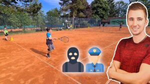Tennis-Spaßübung für Kinder – „Einbrecher und Polizei“ #046