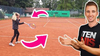 Tennis-Aufwärmübung für Gruppen „Warm-Up-Transfer“ #056