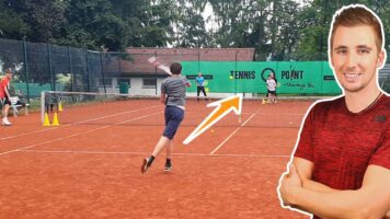 Tennis-Siegerübung – Schlagbeschleunigung – „Rubber Wall“ #058