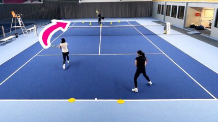 13 Tennis Backhand Approach Shot Drills From Midfield