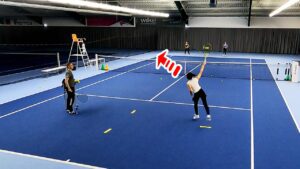 Tennis California Drill For 3 Players