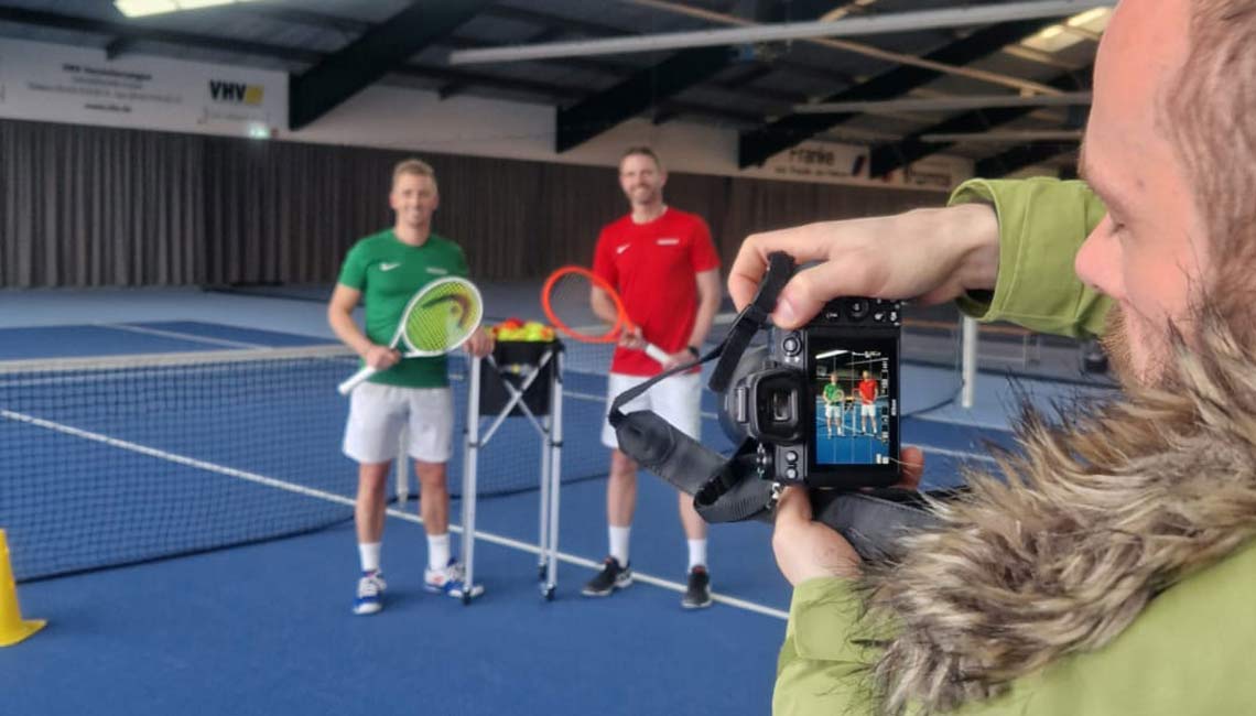 Covershooting für Tennis Einzeltraining Video