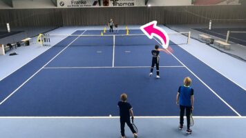 Tennisübungen - Zweiter Aufschlag attackieren & verwerten

