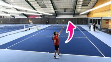 Tennis Service Practice 1vs1