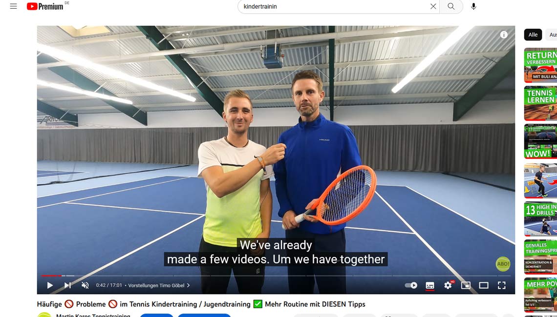 Martin Kares & Timo Goebel on Youtube