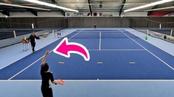 Tennis-Fang- und Spielübungen