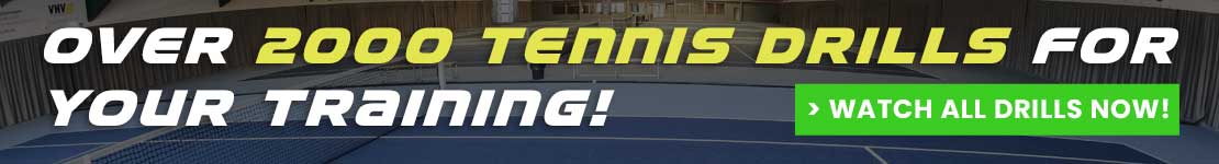 Watch over 2000 tennis drills onliney on tennistraining-online.com