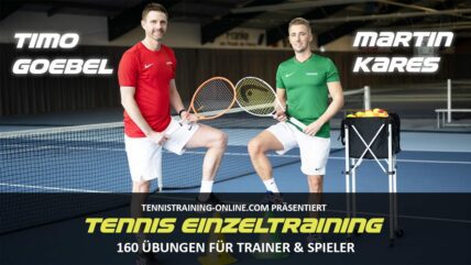 Tennis Einzeltraining - 160 Übungen für Trainer und Spieler