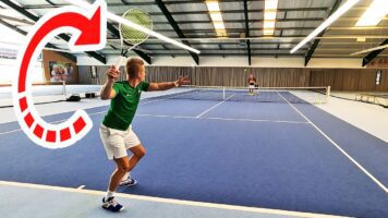 Tennis Forehand Backswing Tip