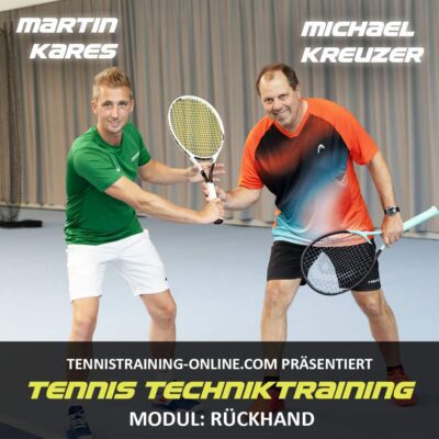 Tennis Techniktraining: Modul Rückhand