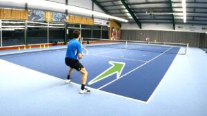 Tennis-Aufschlag- und Return-Übungen