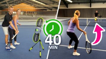 How To Learn Tennis Topspin For Beginners In 40 Minutes