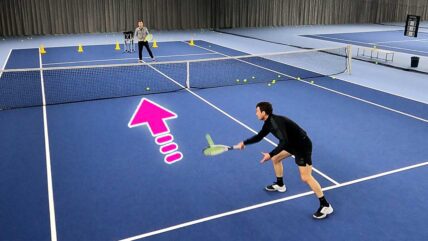 volley smash singles training