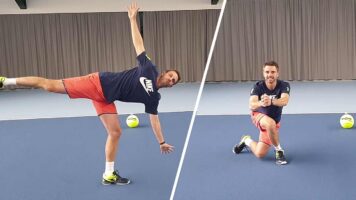 10 Tennis Core Performance Drills - Warm-up & Stretching For Match Preparation
