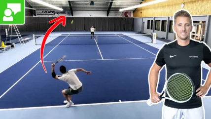 Great Lob Practice On Opponents Net Approach - "Lob On Volley" #155