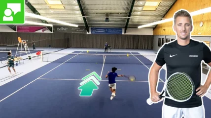 Net Approach Drill To Automate Stroke Patterns With Volley & Smash #158