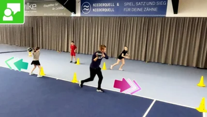 Great Technique Training Method For Large Groups All Ages With Medicine Ball