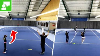 Preparation For Serve Training: 2 Warm-Up Drills With Ball Throw