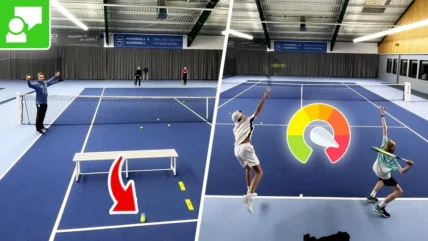 6 tolle Aufschlag Technikerwerbsübungen für Gruppen