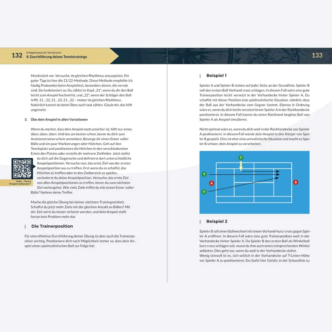 Erfolgskompass für Tennistrainer - Theorie - Traineranspiel