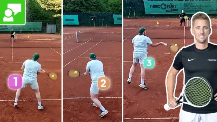 Great Rally Endurance Drill For Singles Training - 3-Ball-Drill #166