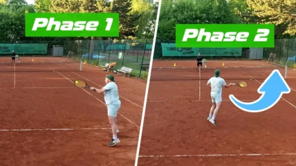 Great Return Practice For Singles Training In 2 Phases