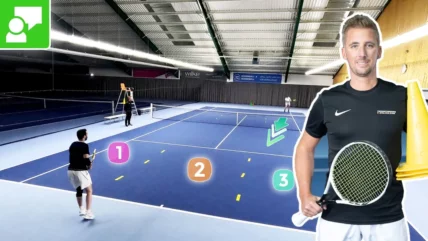 Great Net Approach With The Return + 2nd Serve Drill #171