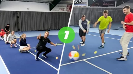 Recruiting Members For A Tennis Club – Trial Lesson Example – Part 1: Warm-up